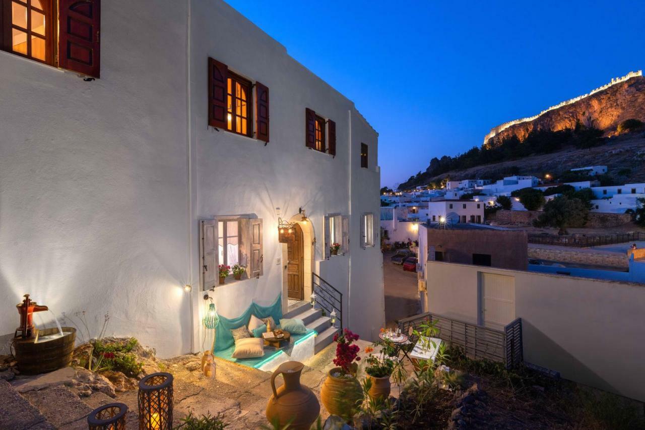 Casa Pietra Lindos Luxury Traditional House Екстер'єр фото