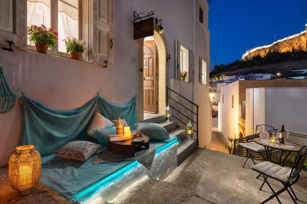 Casa Pietra Lindos Luxury Traditional House Екстер'єр фото
